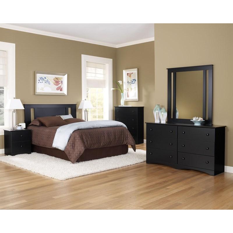 Large Picture of Perdue Woodworks Black 5212 Nightstand