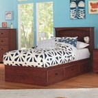 Perdue Woodworks Cinnamon Fruitwood 11763/11031B Twin Mates Bed