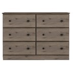 Perdue Woodworks Weathered Gray Ash 13446 6-Drawer Dresser