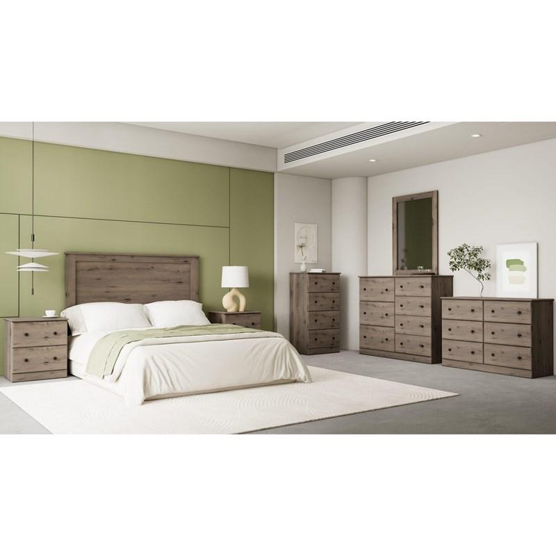 Large Picture of Perdue Woodworks Weathered Gray Ash 13446 6-Drawer Dresser