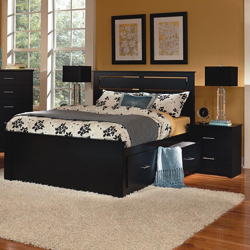 Large Picture of Perdue Woodworks Silhouette 72242 2-Drawer Nightstand