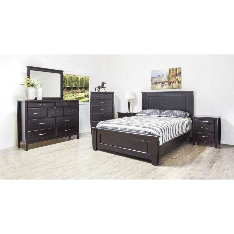 Large Picture of Mako Wood Furniture Tofino 5400 Full Panel Bed