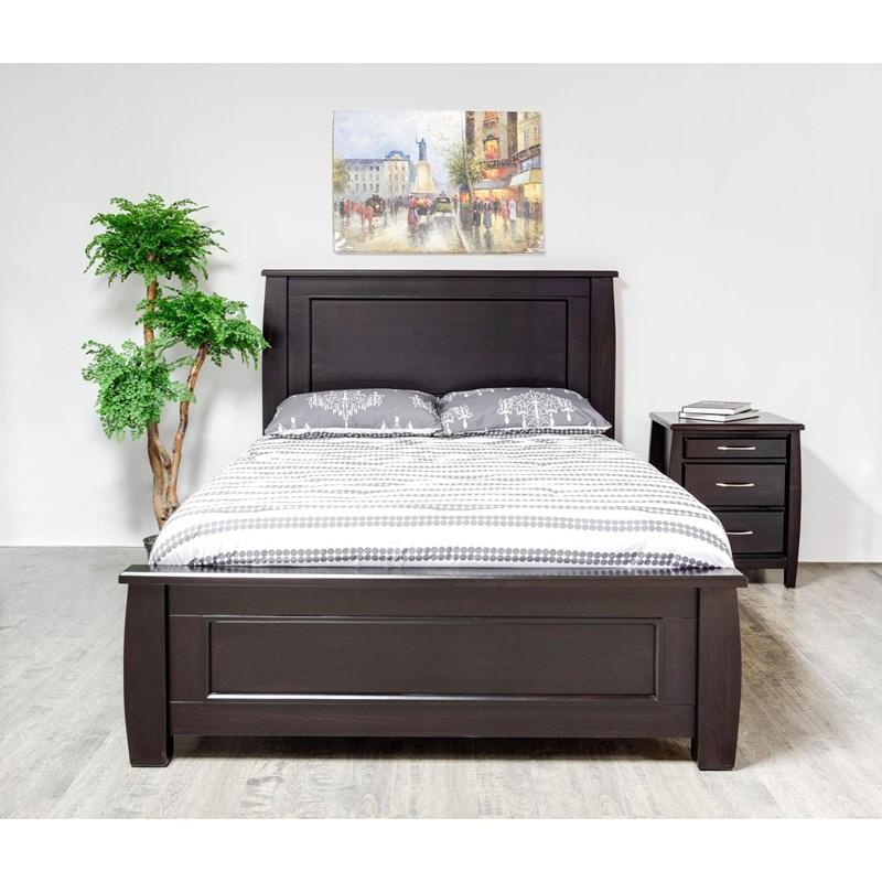 Large Picture of Mako Wood Furniture Tofino 5400 King Panel Bed with Storage