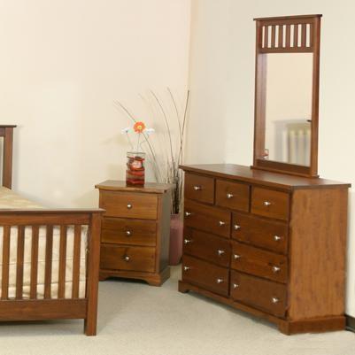 Mako Wood Furniture Polo 800-50 Dresser Mirror (Dresser Mirrors)
