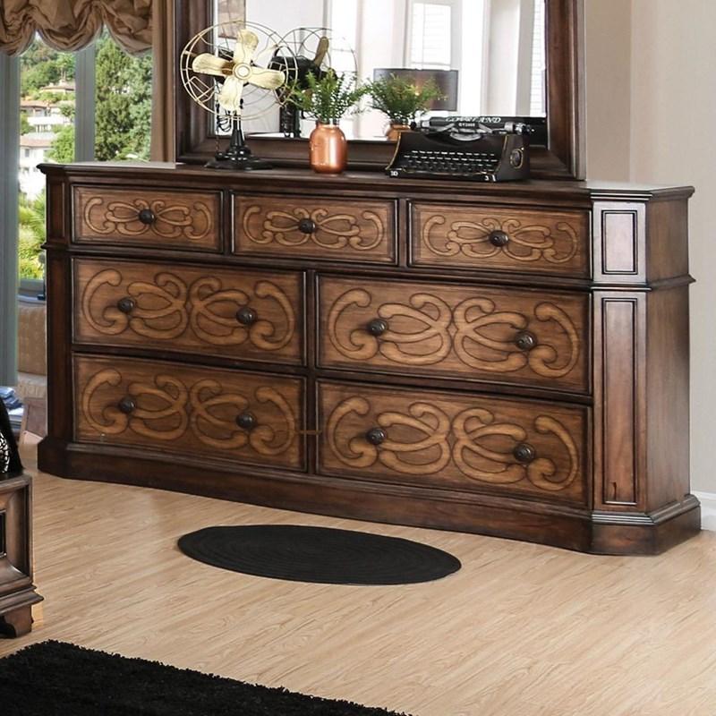 Large Picture of Furniture of America Emmaline CM7831D Dresser