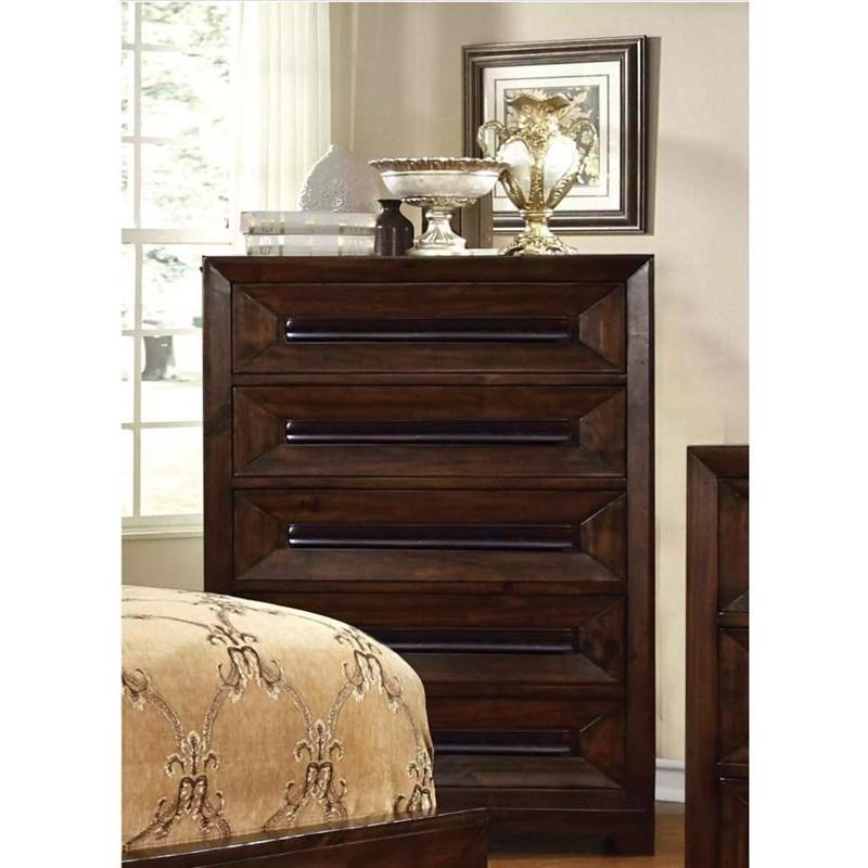 Large Picture of Furniture of America Orlaith CM7697C 5-Drawer Chest