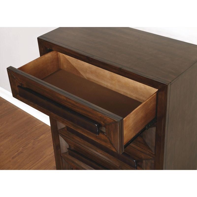 Large Picture of Furniture of America Orlaith CM7697C 5-Drawer Chest