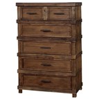 Furniture of America Baddock CM7691C 5-Drawer Chest