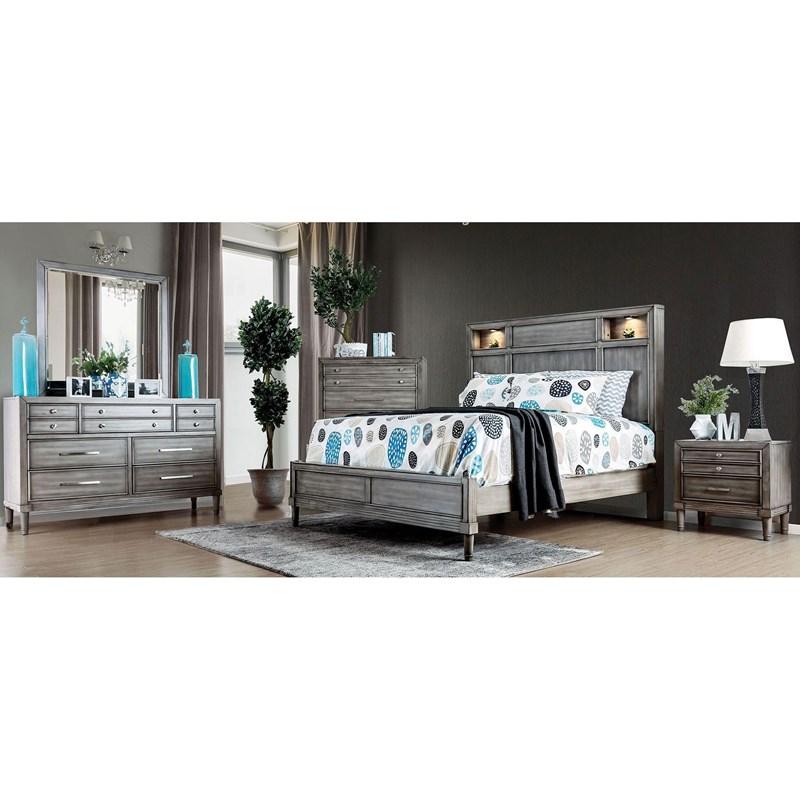 Large Picture of Furniture of America Daphne CM7556CK-BED