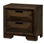 Furniture of America Nikomedes CM7557N 2-Drawer Nightstand