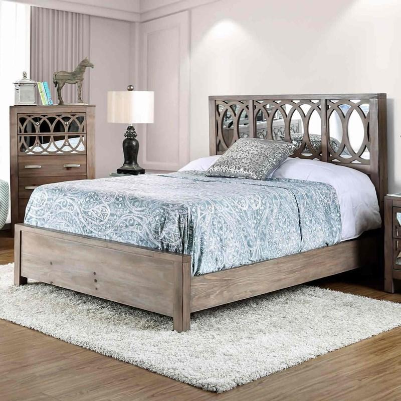 Large Picture of Furniture of America Zaragoza CM7585CK California King Bed