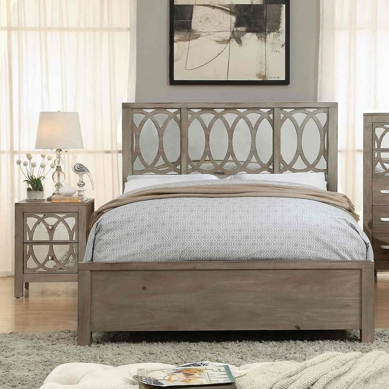 Large Picture of Furniture of America Zaragoza CM7585CK California King Bed