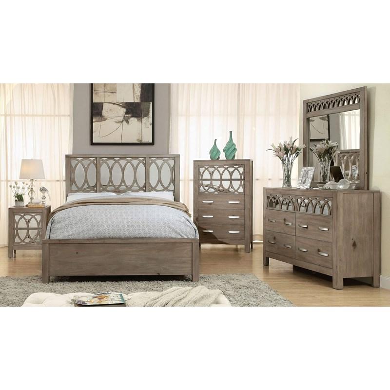 Large Picture of Furniture of America Zaragoza CM7585CK California King Bed