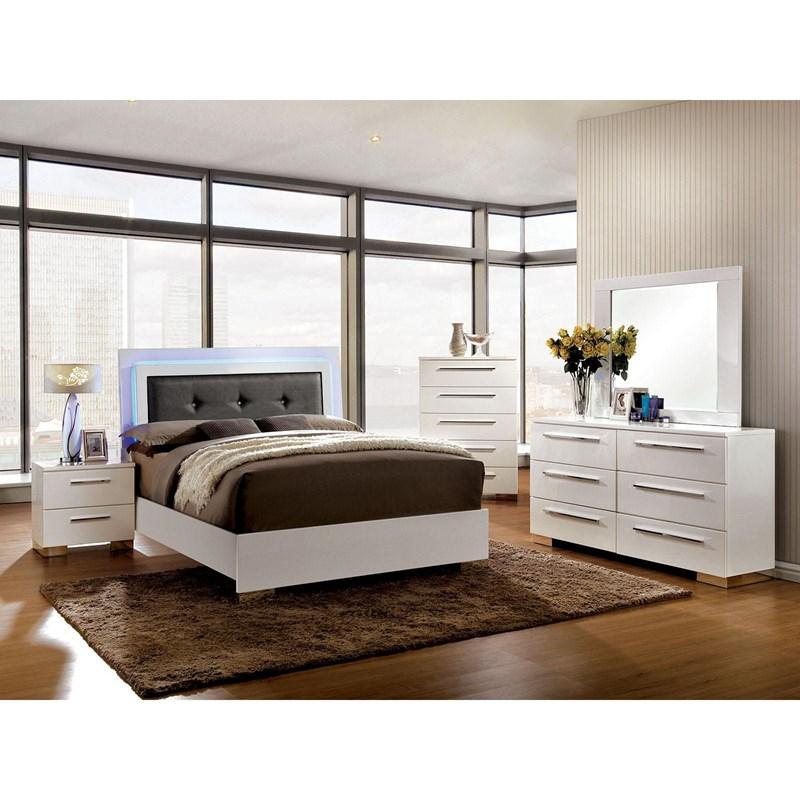 Large Picture of Furniture of America Clementine CM7201EK King Bed
