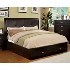 Furniture of America Enrico III CM7066EX-F-BED Full Storage Platform Bed (Espresso)