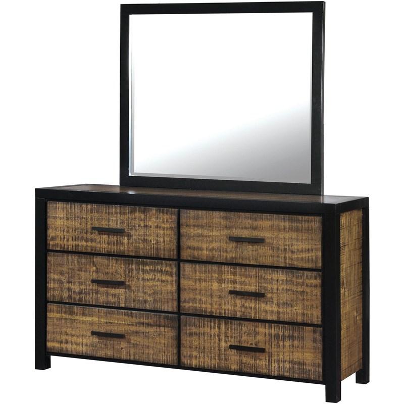 Large Picture of Furniture of America Hamberg CM7693D 6-Drawer Dresser