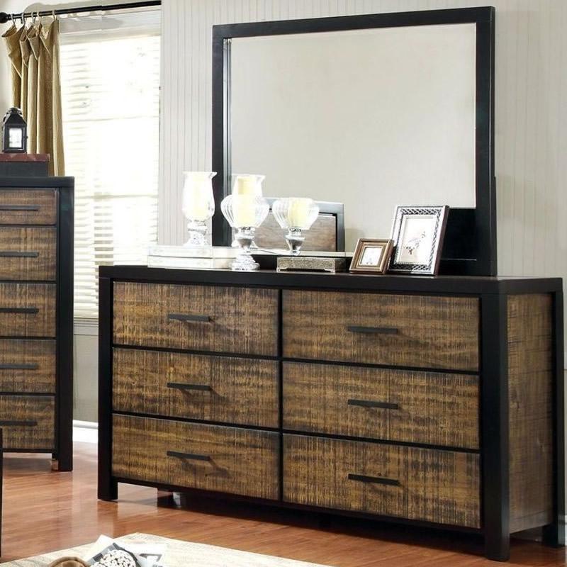 Large Picture of Furniture of America Hamberg CM7693D 6-Drawer Dresser