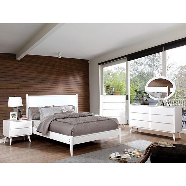 Large Picture of Furniture of America Lennart CM7386WH-C Chest