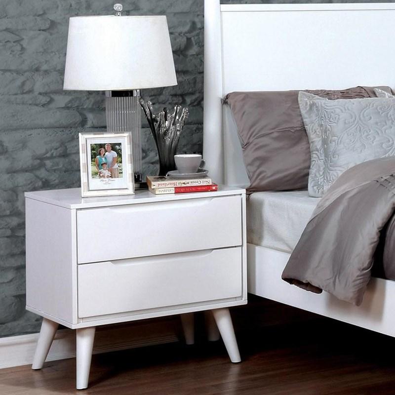 Large Picture of Furniture of America Lennart CM7386WH-N Night Stand