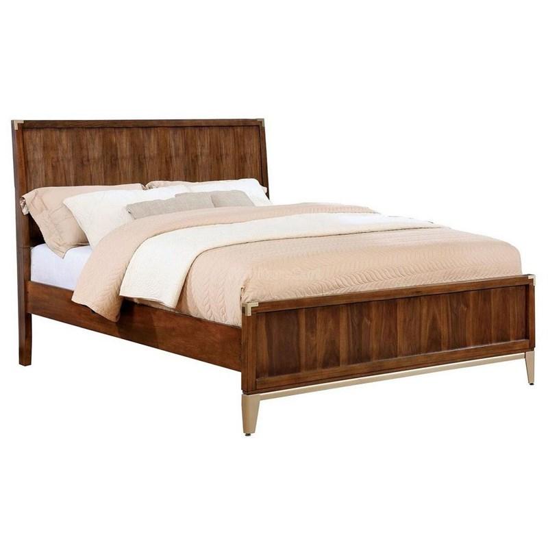 Large Picture of Furniture of America Tychus CM7559EK-BED King Panel Bed