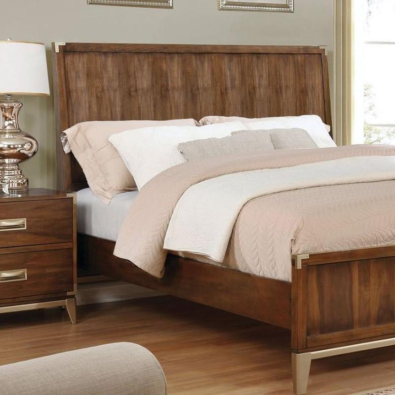 Large Picture of Furniture of America Tychus CM7559EK-BED King Panel Bed