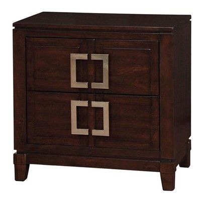 Furniture of America Balfour CM7385N 2-Drawer Nightstand