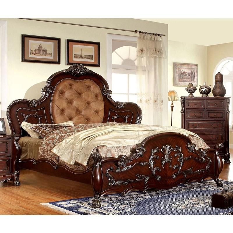 Large Picture of Furniture of America Castlewood CM7299Q-BED Queen Platform Bed
