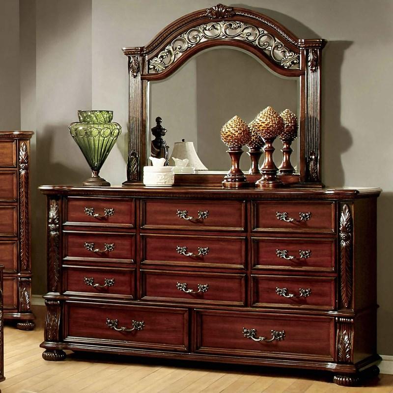 Large Picture of Furniture of America Arthur CM7587D Dresser