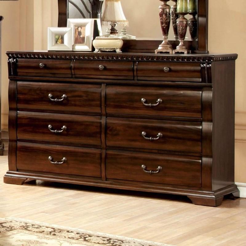 Large Picture of Furniture of America Burleigh CM7791D Dresser