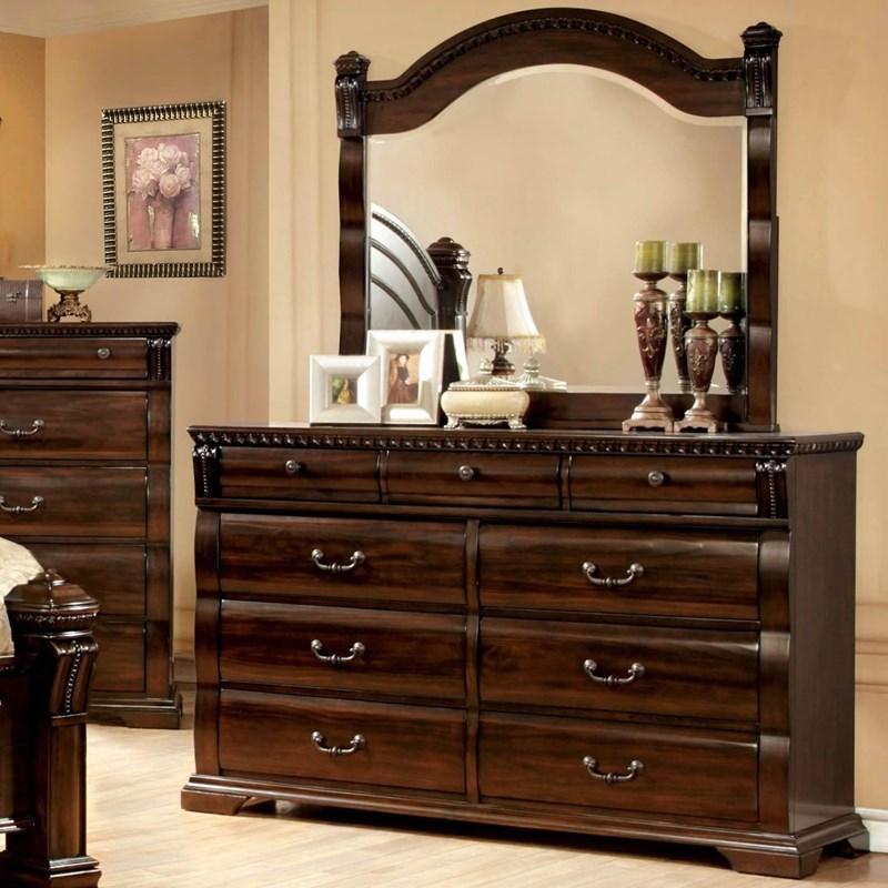 Large Picture of Furniture of America Burleigh CM7791D Dresser