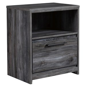 Signature Design by Ashley Baystorm B221-91 One Drawer Night Stand (Nightstands - 1 Drawer)