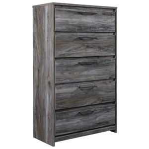 Signature Design by Ashley Baystorm B221-46 Five Drawer Chest (Chests - 5 Drawers)
