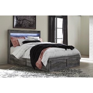 Signature Design by Ashley Baystorm B221B4 Queen Panel Bed with 6 Storage Drawers (Beds - Queen)