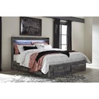 Signature Design by Ashley Baystorm B221B16 King Panel Bed with 6 Storage Drawers