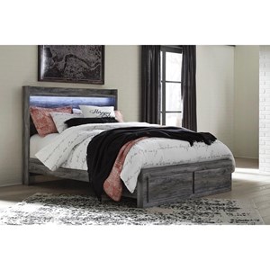 Signature Design by Ashley Baystorm B221B5 Queen Panel Bed with 2 Storage Drawers (Beds - Queen)