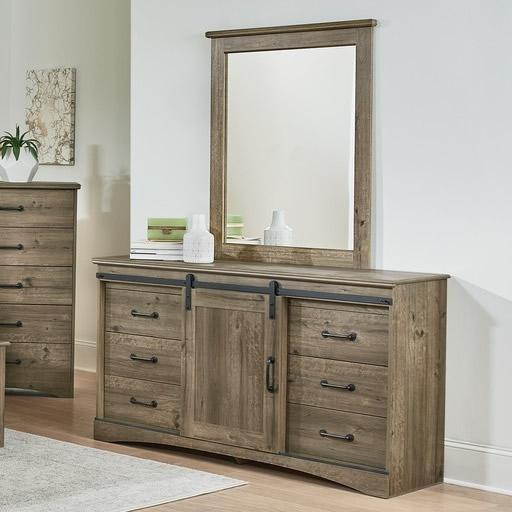 Large Picture of Perdue Woodworks Cody 60020 Dresser Mirror