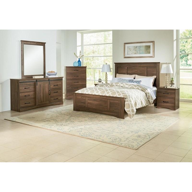 Large Picture of Perdue Woodworks Lander 61222 2-Drawer Nightstand