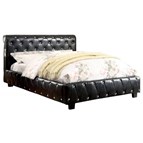 Furniture of America Juillard CM7056BK-F-BED Full Upholstered Panel Bed