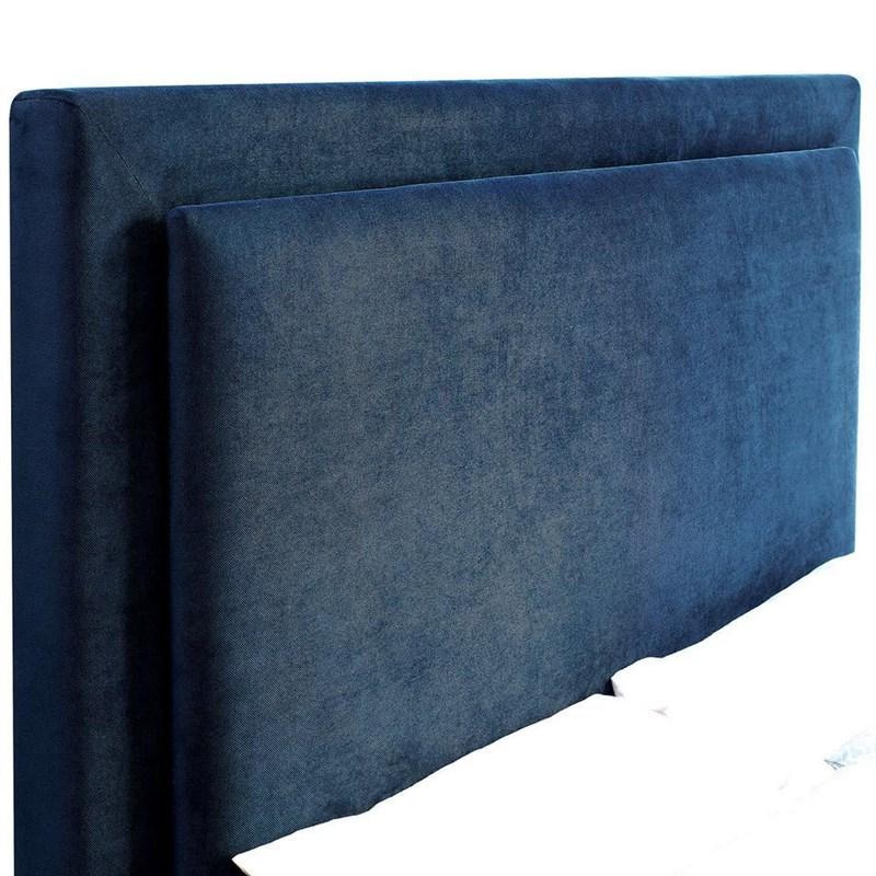 Large Picture of Furniture of America Erglow I CM7695NV-Q-BED Queen Upholstered Panel Bed