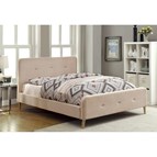 Furniture of America Barney CM7272BG-F-BED Full Upholstered Panel Bed