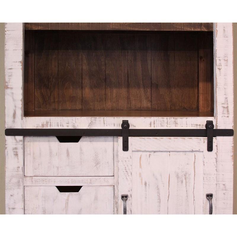 Large Picture of International Furniture Direct Pueblo White IFD360BKCS-70 Bookcase
