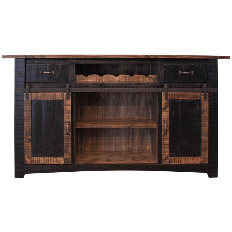 International Furniture Direct Pueblo Black IFD370 Bar