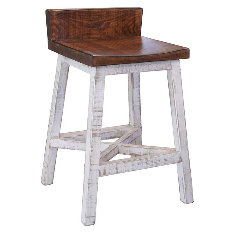 International Furniture Direct Pueblo IFD360BS24-W Barstool