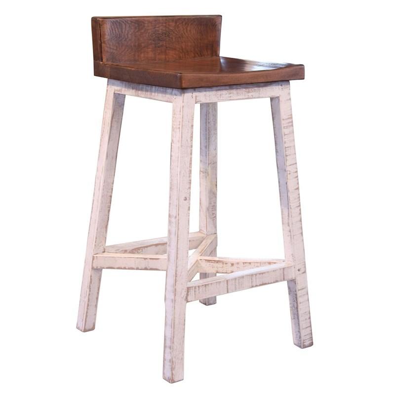 International Furniture Direct Pueblo IFD360BS30-W Barstool