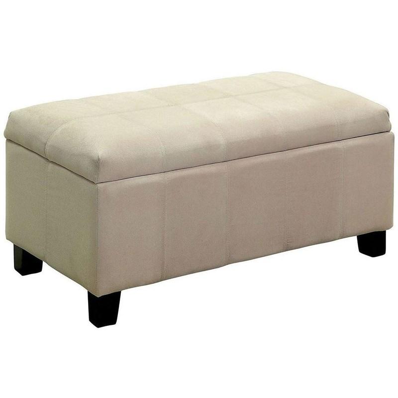 Large Picture of Furniture of America Remi CM-BN6036BG Storage Ottoman