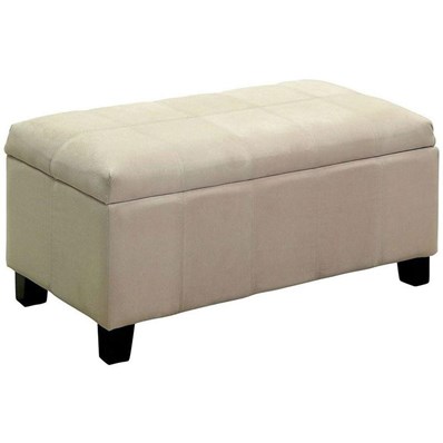 Furniture of America Remi CM-BN6036BG Storage Ottoman