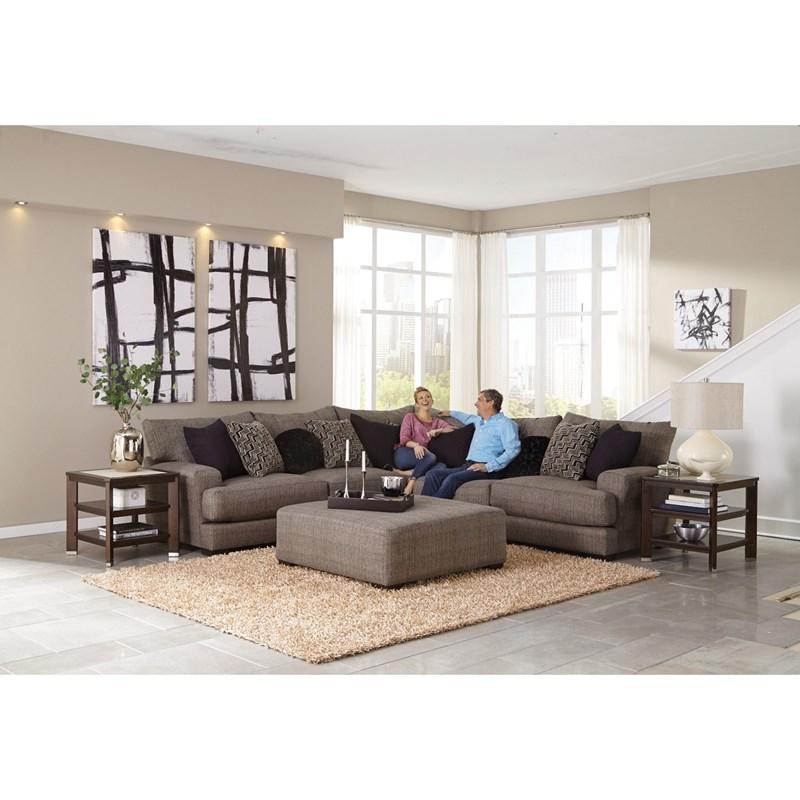 Large Picture of Jackson Furniture Ava 4498-28 Ottoman - Pepper