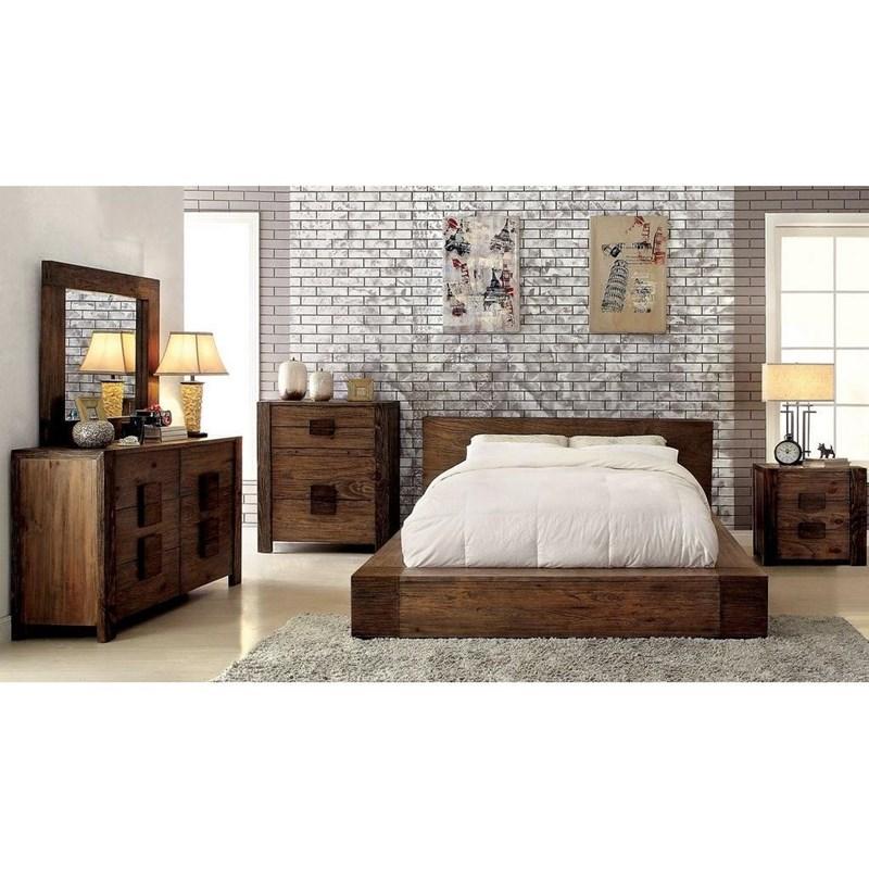 Large Picture of Furniture of America Janeiro CM7628EK King Bed