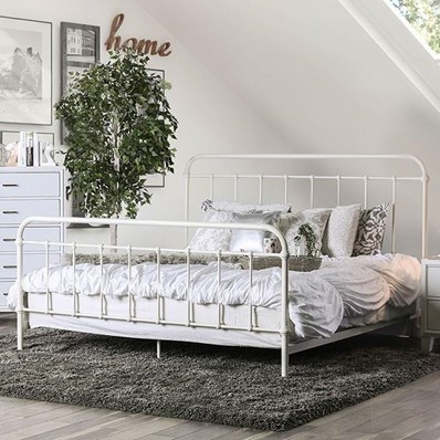 Furniture of America Iria CM7701WH-CK California King Bed