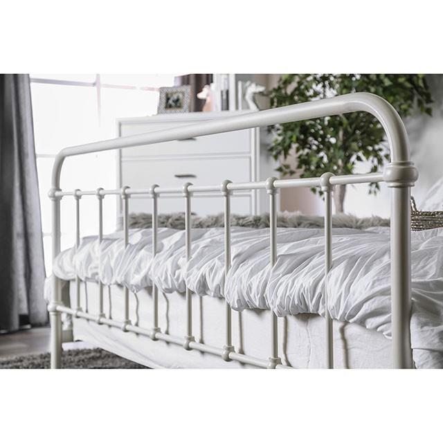 Large Picture of Furniture of America Iria CM7701WH-CK California King Bed